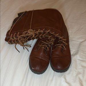 Brown boots